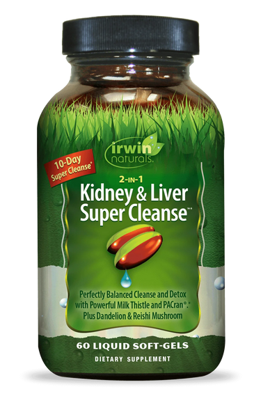 Irwin Naturals 2-IN-1 Kidney & Liver Super Cleanse